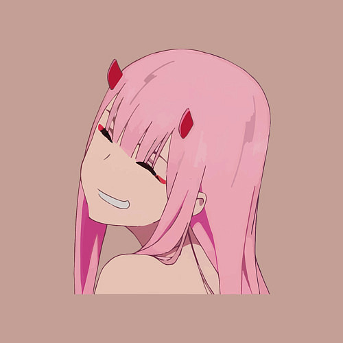Мужской свитшот Zero Two крупный план / Пыльно-розовый – фото 3