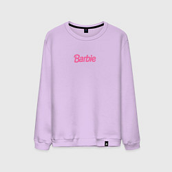 Свитшот хлопковый мужской Barbie mini logo, цвет: лаванда