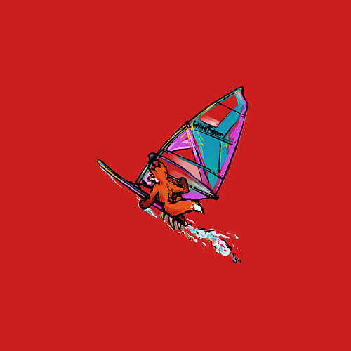 Мужской свитшот Windfoxer / Красный – фото 3