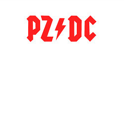 Свитшот хлопковый мужской PZDC ACDC, цвет: белый — фото 2