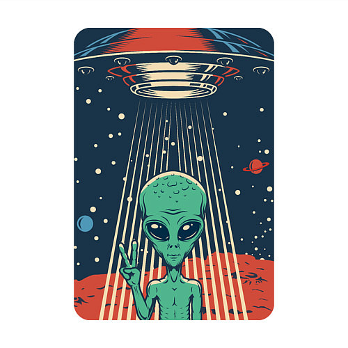 Мужской свитшот Mars Alien / Белый – фото 3