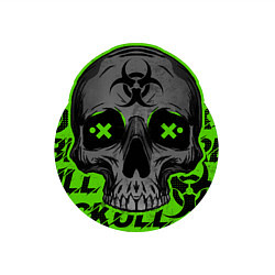 Свитшот хлопковый мужской SKULL TOXIC, цвет: белый — фото 2