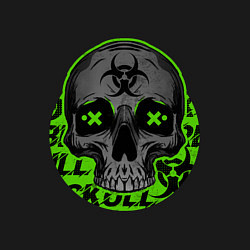 Свитшот хлопковый мужской SKULL TOXIC, цвет: черный — фото 2