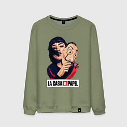 Мужской свитшот Бумажный дом La casa de papel