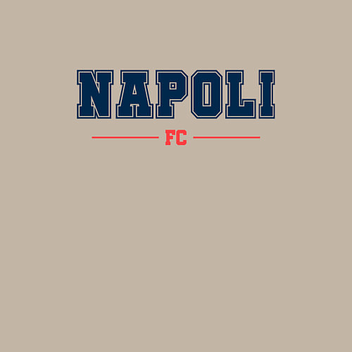 Мужской свитшот Napoli FC Classic / Миндальный – фото 3