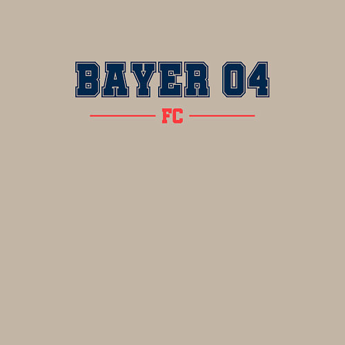 Мужской свитшот Bayer 04 FC Classic / Миндальный – фото 3