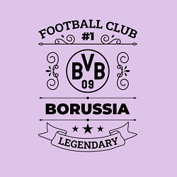 Свитшот хлопковый мужской Borussia: Football Club Number 1 Legendary, цвет: лаванда — фото 2