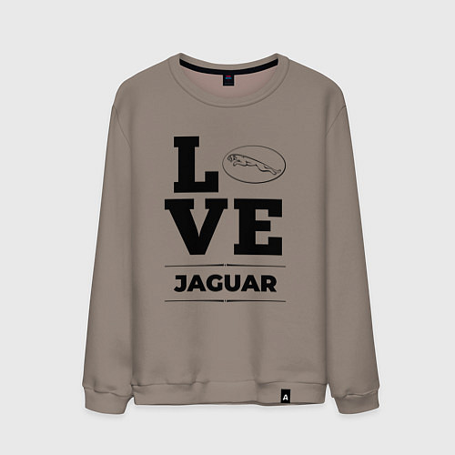 Мужской свитшот Jaguar Love Classic / Утренний латте – фото 1