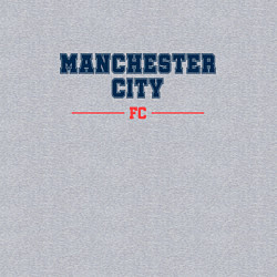 Свитшот хлопковый мужской Manchester City FC Classic, цвет: меланж — фото 2