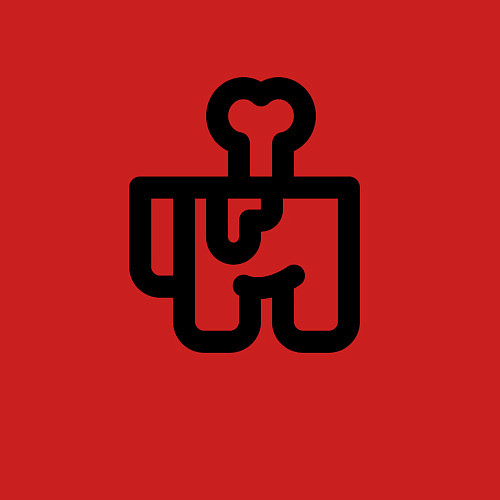 Мужской свитшот Among Us жертва / Красный – фото 3