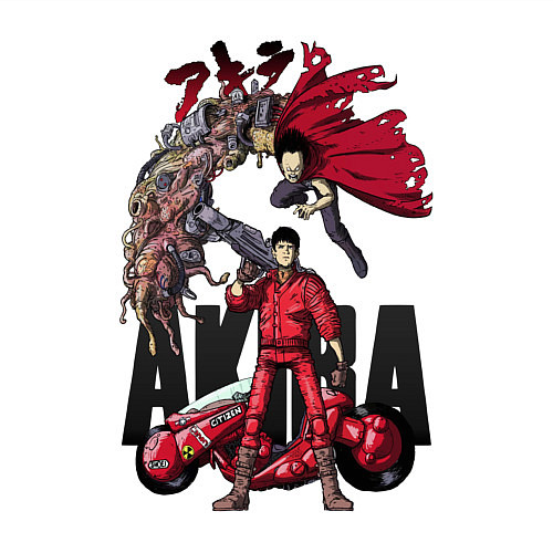 Мужской свитшот Akira anime / Белый – фото 3