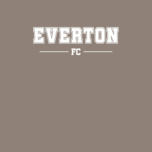 Мужской свитшот Everton Football Club Классика / Утренний латте – фото 3