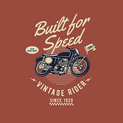 Свитшот хлопковый мужской Vintage Moto, цвет: кирпичный — фото 2