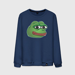 Мужской свитшот Пепе Лягушонок доволен