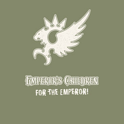 Свитшот хлопковый мужской Дети императора хаос винтаж лого, цвет: авокадо — фото 2