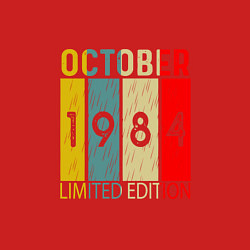 Свитшот хлопковый мужской 1984 - Октябрь, цвет: красный — фото 2