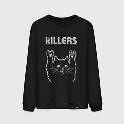 Мужской свитшот The Killers рок кот