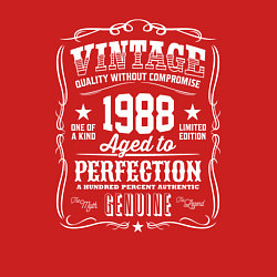 Свитшот хлопковый мужской Винтаж 1988 года, выдержанный до совершенства, цвет: красный — фото 2