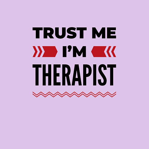 Мужской свитшот Trust me - Im therapist / Лаванда – фото 3