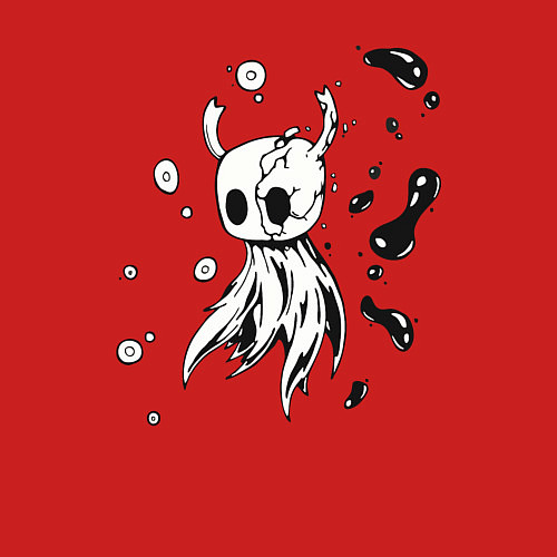 Мужской свитшот Hollow Knight game / Красный – фото 3