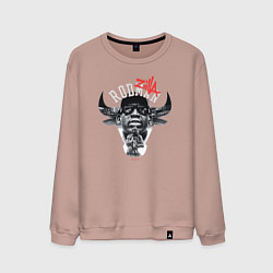 Мужской свитшот Деннис Родман:ZILLA:Чикаго Буллз