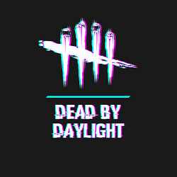 Свитшот хлопковый мужской Dead by Daylight в стиле glitch и баги графики, цвет: черный — фото 2