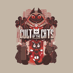 Свитшот хлопковый мужской Cult Of The Cats, цвет: миндальный — фото 2