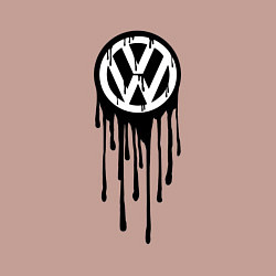 Свитшот хлопковый мужской Volkswagen - art logo, цвет: пыльно-розовый — фото 2