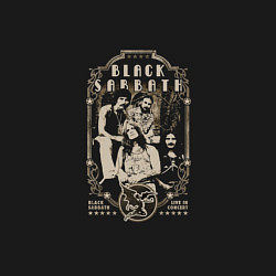 Свитшот хлопковый мужской Black Sabbath band, цвет: черный — фото 2