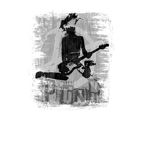 Мужской свитшот Punk rocker / Белый – фото 3