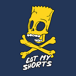 Свитшот хлопковый мужской Eat my shorts! Hype!, цвет: тёмно-синий — фото 2