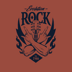 Свитшот хлопковый мужской Rock evolution, цвет: кирпичный — фото 2