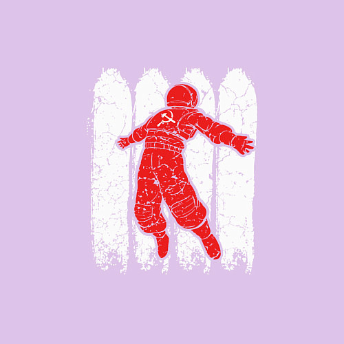 Мужской свитшот Космонавт СССР / Лаванда – фото 3