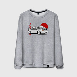 Мужской свитшот Subaru Impreza WRX Sti Retro JDM