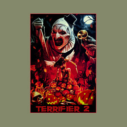 Свитшот хлопковый мужской Ужасающий 2, цвет: авокадо — фото 2