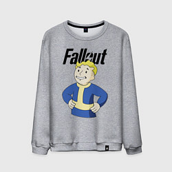 Свитшот хлопковый мужской Fallout blondie boy, цвет: меланж