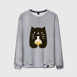Мужской свитшот Котик - Химик