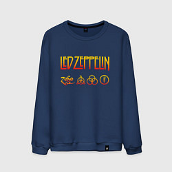 Мужской свитшот Led Zeppelin - logotype