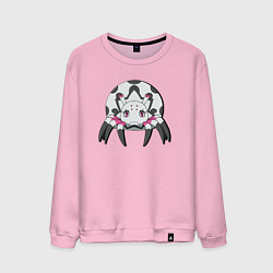Свитшот хлопковый мужской Spider Kumoko, цвет: светло-розовый