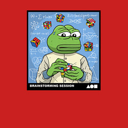 Свитшот хлопковый мужской Pepe brainshtorm, цвет: красный — фото 2