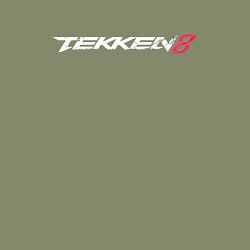 Свитшот хлопковый мужской Tekken 8 - логотип, цвет: авокадо — фото 2