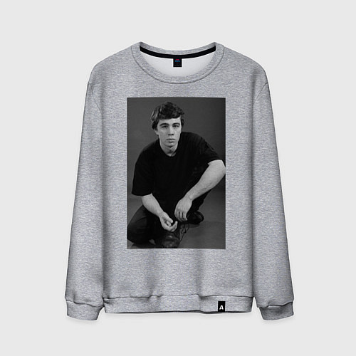 Мужской свитшот Актёр Сергей Бодров-младший / Меланж – фото 1