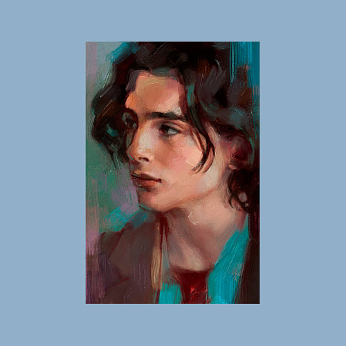 Мужской свитшот Timothee Chalamet fan art / Мягкое небо – фото 3