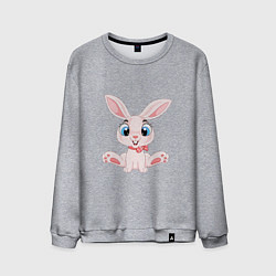 Свитшот хлопковый мужской Baby - Rabbit, цвет: меланж