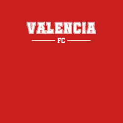 Свитшот хлопковый мужской Valencia football club классика, цвет: красный — фото 2