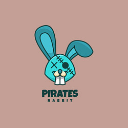 Свитшот хлопковый мужской Pirates rabbit, цвет: пыльно-розовый — фото 2