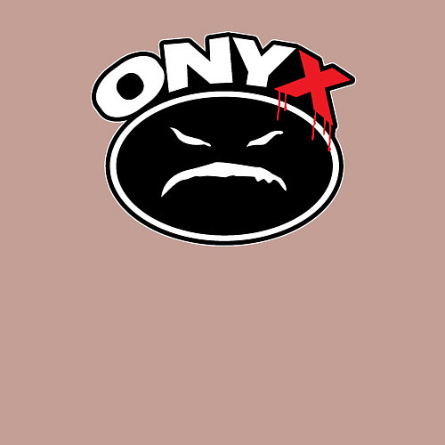 Мужской свитшот Onyx - black logo / Пыльно-розовый – фото 3