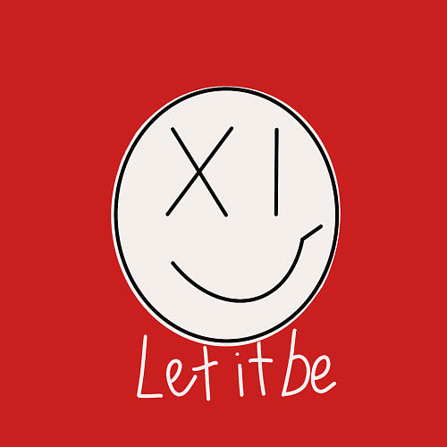 Мужской свитшот Пусть будет так / Красный – фото 3