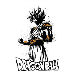 Свитшот хлопковый мужской Dragon Ball - Goku Son - Герой, цвет: белый — фото 2