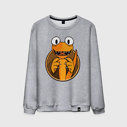 Мужской свитшот Радужные друзья: Оранжевый